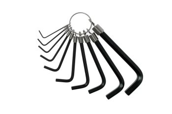 Teng Tools 1424 10 Piece AF Hex Key Set