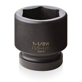 16W18  - ISS  1  Drive 1 1/8 Whitworth Regular Impact Socket