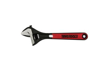 Teng Tools 4003IQ 8" Adjustable Wrench With Bi-Material Grip & Graduated Scale