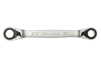 Teng Tools 60051619RX 16x17MM + 18x19MM Multidrive 12 Point Ratchet Ring Spanner