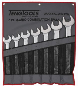 Teng Tools 6507JMM 7 Piece Metric Combination Spanner Set