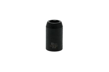 Teng Tools 920512A-C 12MM 1/2" Drive 6 Point ANSI Regular Metric Impact Socket