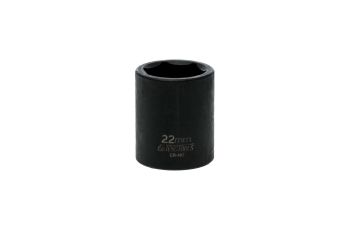 Teng Tools 920522A-C 22MM 1/2" Drive 6 Point ANSI Regular Metric Impact Socket
