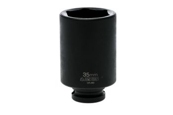 Teng Tools 920635-C 35MM 1/2" Drive 6 Point Deep Metric Impact Socket