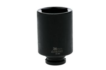 Teng Tools 920636-C 36MM 1/2" Drive 6 Point Deep Metric Impact Socket