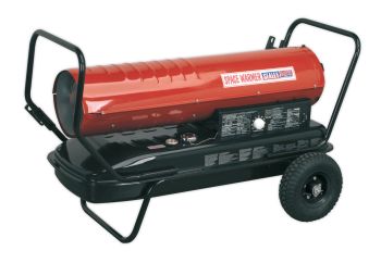 Sealey AB1758 Space Warmer&reg; Paraffin/Kerosene/Diesel Heater 175000Btu/hr with Wheels