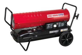 Sealey AB2158 Space Warmer&reg; Paraffin/Kerosene/Diesel Heater 215000Btu/hr with Wheels