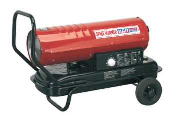 Sealey AB7081 Space Warmer&reg; Paraffin/Kerosene/Diesel Heater 70000Btu/hr with Wheels