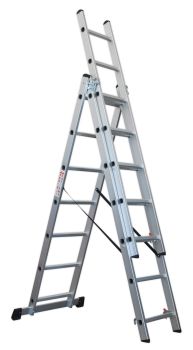 Sealey ACL307 Aluminium Extension Combination Ladder 3x7 EN 131