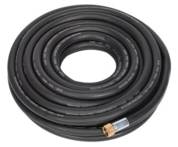 Sealey AH15R/12 Air Hose 15mtr x ⌀13mm with 1/2"BSP Unions Extra Heavy Duty