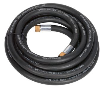 Sealey AH5R/12 Air Hose 5mtr x ⌀13mm with 1/2"BSP Unions Extra Heavy Duty