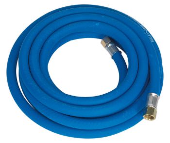Sealey AH5R Air Hose 5mtr x ⌀8mm with 1/4"BSP Unions Extra Heavy Duty