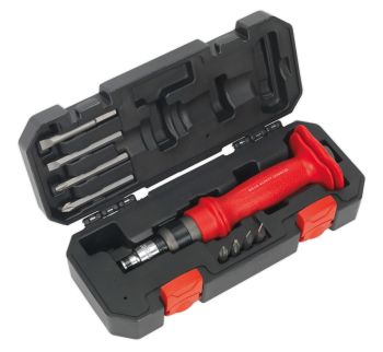 Sealey AK2084 Impact Driver Set 10pc Heavy Duty Protection Grip