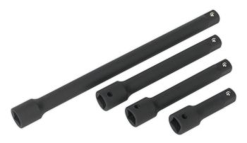 Sealey AK5513 Impact Extension Bar Set 4pc 1/2"Sq Drive