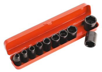 Sealey AK56/11M Impact Socket Set 10pc 1/2"Sq Drive Metric