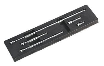 Sealey AK6341 Extension Bar Set 5pc 3/8"Sq Drive