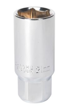 Sealey AK6541 Spark Plug Socket 21mm 3/8"Sq Drive Magnetic