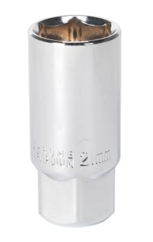 Sealey AK6544 Spark Plug Socket 21mm 1/2"Sq Drive Magnetic