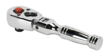 Sealey AK661SF Ratchet Wrench Flexi Head Stubby 3/8"Sq Drive