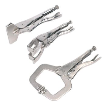 Sealey AK67 'C' Clamp & Welding Clamp Set 3pc