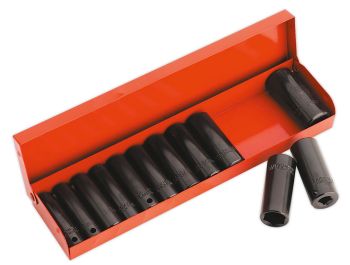 Sealey AK683 Impact Socket Set 12pc Deep 3/8"Sq Drive Metric/Imperial