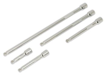 Sealey AK766 Wobble Extension Bar Set 5pc 1/4"Sq Drive