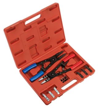 Sealey AK8500 Circlip Pliers Set Internal/External 265mm Heavy Duty