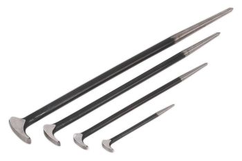 Sealey AK880 Heelbar Set 4pc 150 200 410 510mm