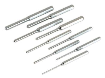 Sealey AK9109M Roll Pin Punch Set 9pc 3 12mm Metric