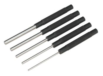 Sealey AK9124 Parallel Pin Punch Set 5pc Long Pattern