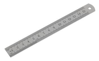 Sealey AK9640 Steel Rule 150mm/6"