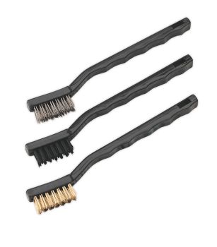 Sealey AK9791 Miniature Brush Set 3pc