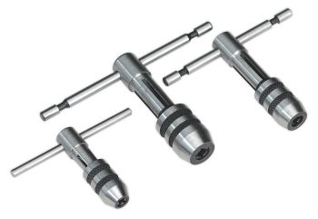 Sealey AK9799 T Handle Tap Wrench Set 3pc