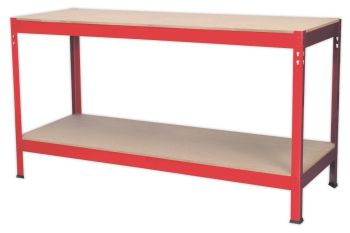 Sealey AP1535 Workbench 1.53mtr Steel Wooden Top