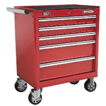 Sealey AP33459 Rollcab 5 Drawer with Ball Bearing Slides