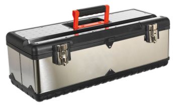 Sealey AP660S Stainless Steel Toolbox 660mm with Tote Tray