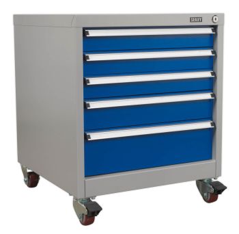 Sealey API5657B Mobile Industrial Cabinet 5 Drawer