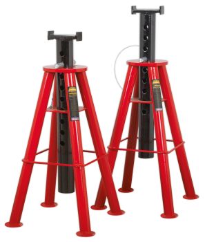 Sealey AS10H Axle Stands (Pair) 10tonne Capacity per Stand High Level