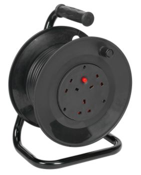 Sealey BCR153T Cable Reel 15mtr 3 x 230V Thermal Trip