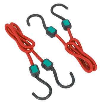 Sealey BCS22 Bungee Cord Set 2pc 760mm