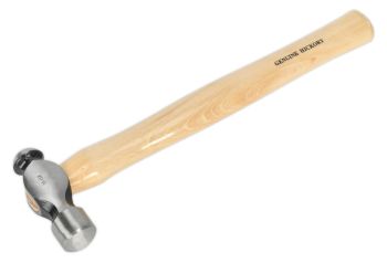 Sealey BPH16 Ball Pein Hammer 1lb Hickory Shaft