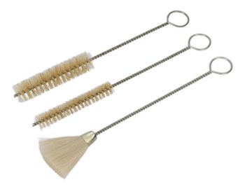 Sealey BSGC/3 Spray Gun Cleaning Brush Set 3pc