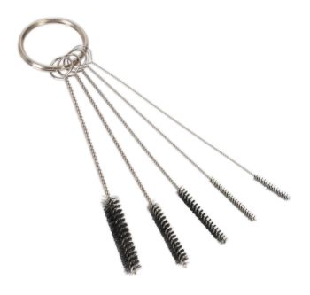 Sealey BSGC4 Spray Gun Cleaning Mini Brush Set 5pc