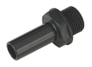 Sealey CAS15STA Stem Adaptor 15mm 1/2"BSP Pack of 2 (John Guest Speedfit&reg;   PM051514E)