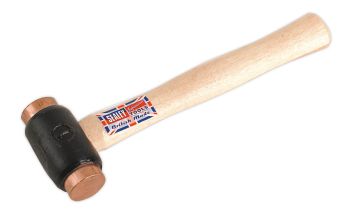 Sealey CFH02 Copper Faced Hammer 1.75lb Hickory Shaft