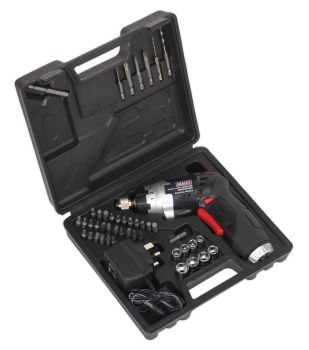 Sealey CP36S Cordless Screwdriver Set 46pc 3.6V Lithium ion