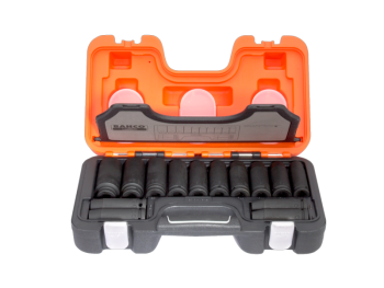 Bahco DD/S14 14 Piece 1/2" Drive Deep Impact Socket Set