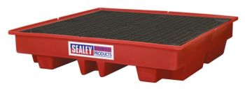 Sealey DRP13 Barrel Bund Polyethylene 1280 x 1280 x 275mm