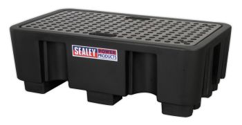 Sealey DRP17 Barrel Bund Polyethylene 1300 x 750 x 440mm 2 Drum