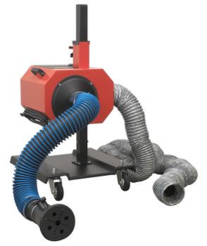 Sealey EFS/93 Exhaust Fume Extractor with 6mtr Ducting